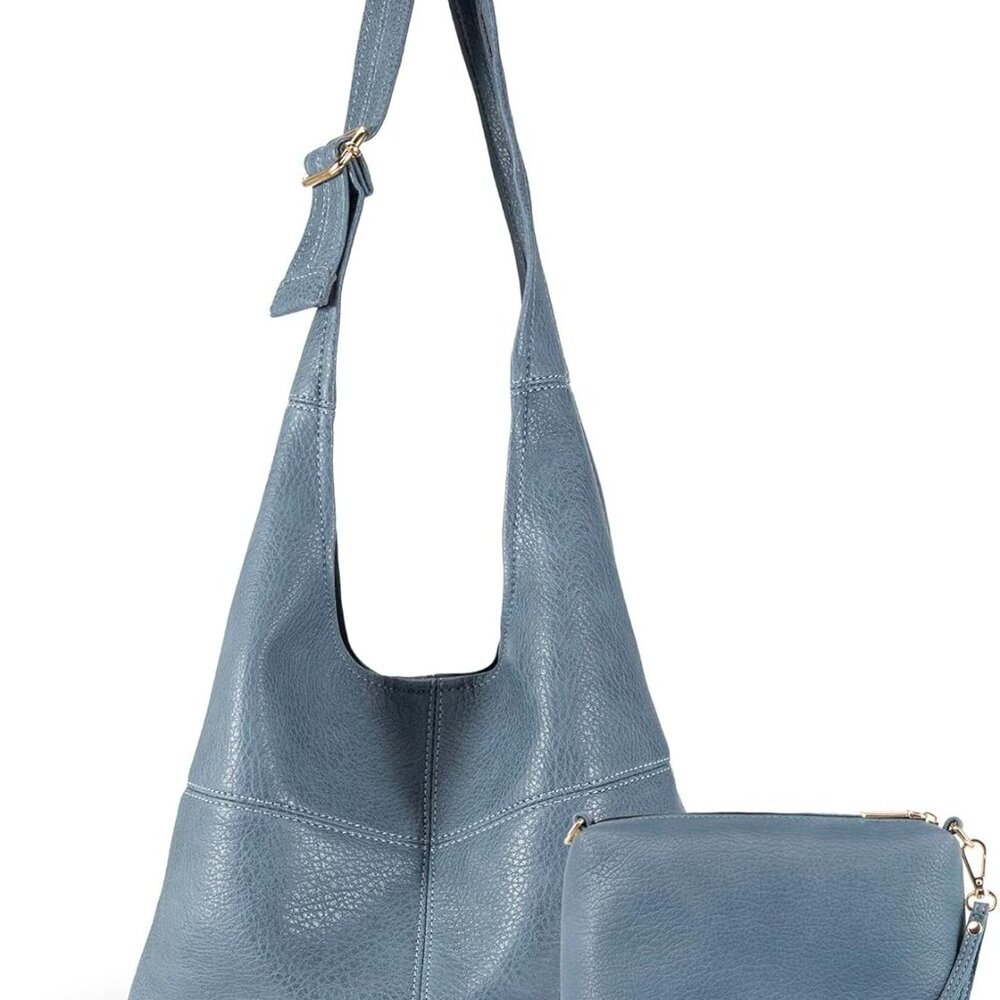 Hobo Bags Purse for Women Ultra Soft Foldable Shoulder Slouchy Handbags with Cos